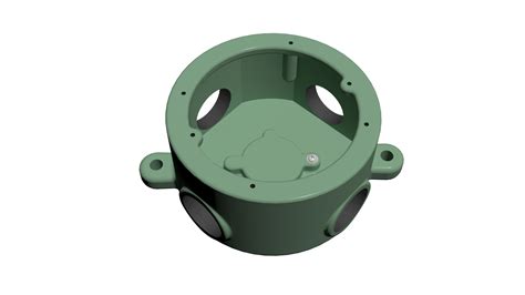 round junction box 4 inch 2 inch deep|round electrical boxes.